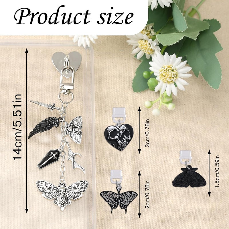 TAKEALOOKO Store Dust Plug Chain for Kindle - 4Pcs E-Reader Phone Charms Type C Dustplug & Bracelet Strap Decorating Accessories - Image 2